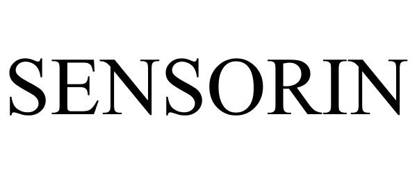 Trademark Logo SENSORIN