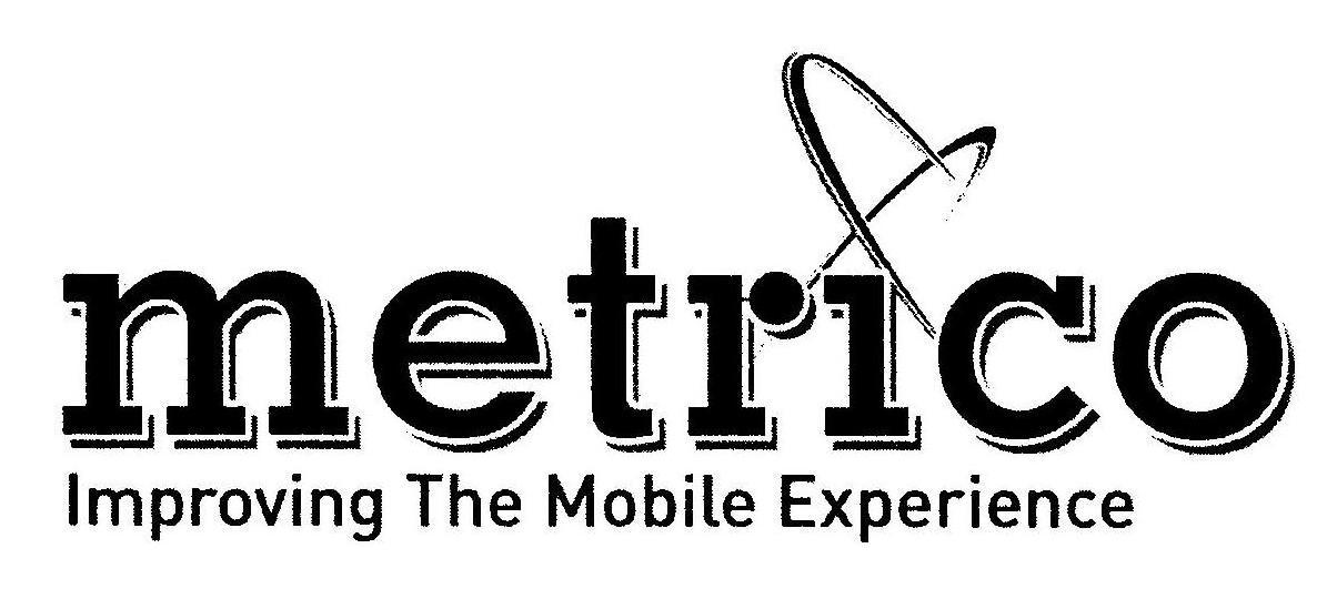 Trademark Logo METRICO IMPROVING THE MOBILE EXPERIENCE
