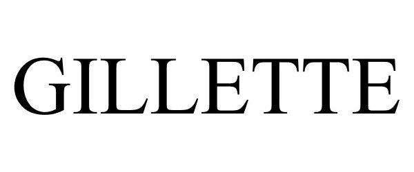 Trademark Logo GILLETTE