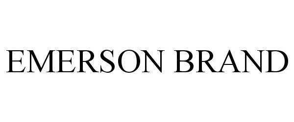 Trademark Logo EMERSON BRAND