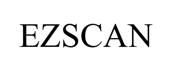 Trademark Logo EZSCAN
