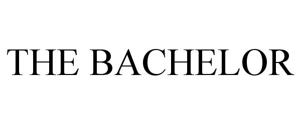 Trademark Logo THE BACHELOR