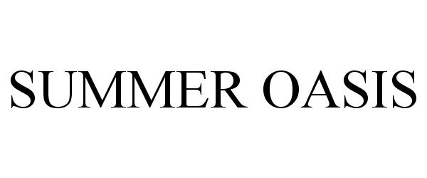 Trademark Logo SUMMER OASIS