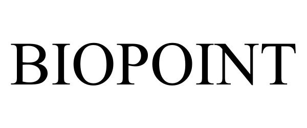 Trademark Logo BIOPOINT