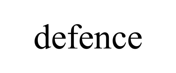 Trademark Logo DEFENCE