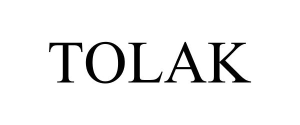 Trademark Logo TOLAK
