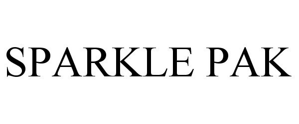 Trademark Logo SPARKLE PAK