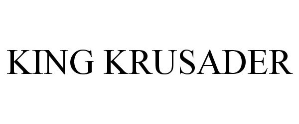  KING KRUSADER