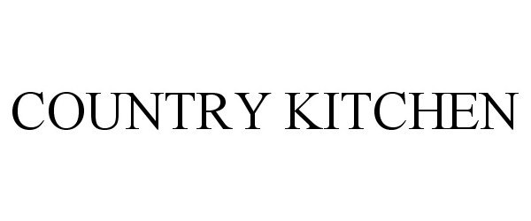 Trademark Logo COUNTRY KITCHEN