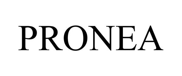 Trademark Logo PRONEA