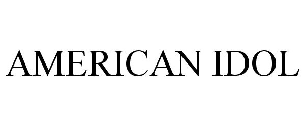 Trademark Logo AMERICAN IDOL