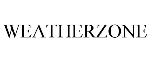 Trademark Logo WEATHERZONE