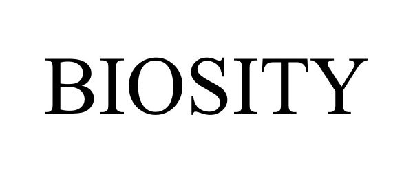 Trademark Logo BIOSITY