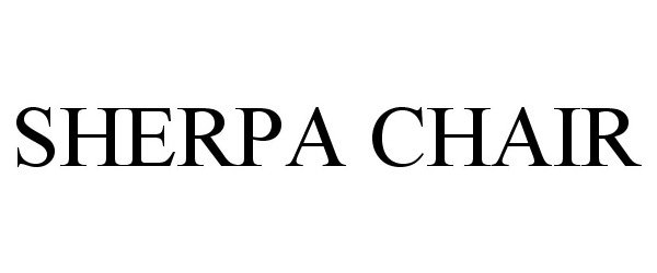 Trademark Logo SHERPA CHAIR