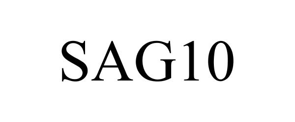 Trademark Logo SAG10