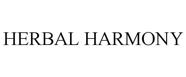 Trademark Logo HERBAL HARMONY