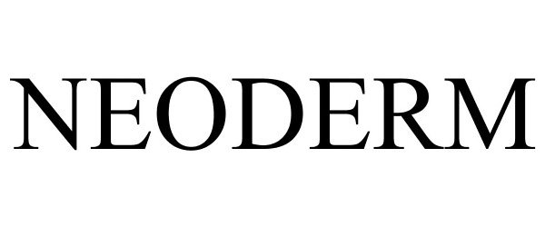 Trademark Logo NEODERM