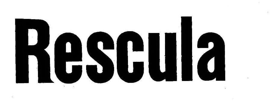 Trademark Logo RESCULA