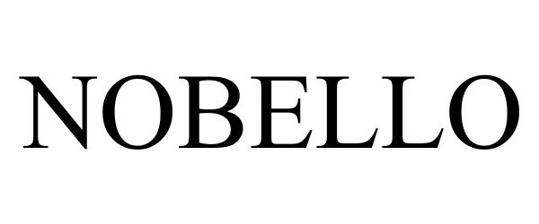 Trademark Logo NOBELLO