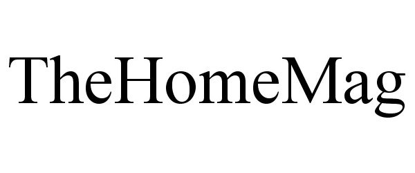 Trademark Logo THEHOMEMAG
