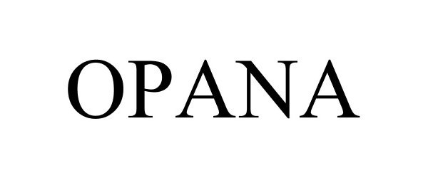 Trademark Logo OPANA