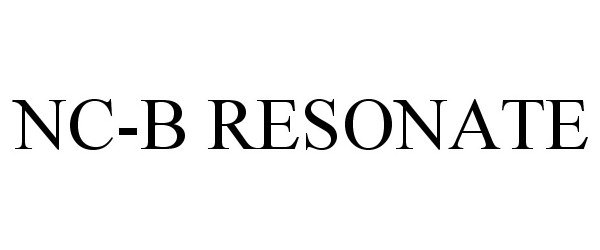 Trademark Logo NC-B RESONATE