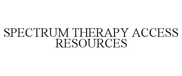  SPECTRUM THERAPY ACCESS RESOURCES