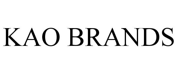  KAO BRANDS