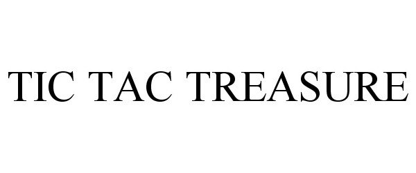 Trademark Logo TIC TAC TREASURE