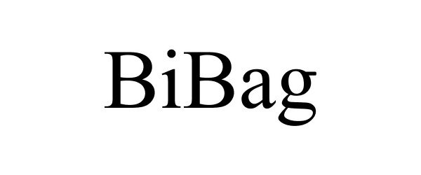 Trademark Logo BIBAG