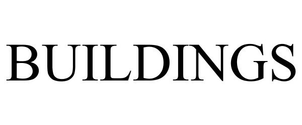 Trademark Logo BUILDINGS