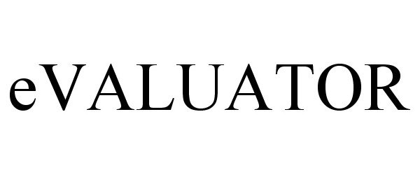 Trademark Logo EVALUATOR