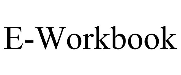  E-WORKBOOK