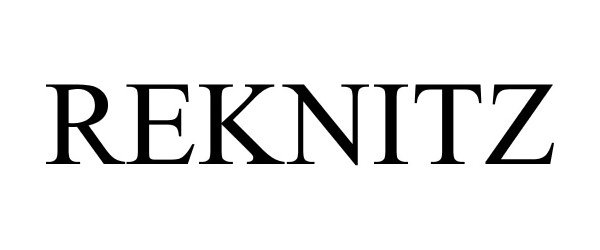 Trademark Logo REKNITZ