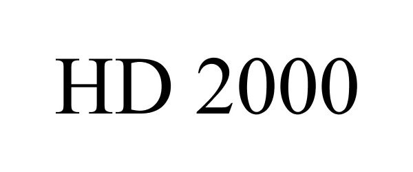  HD 2000