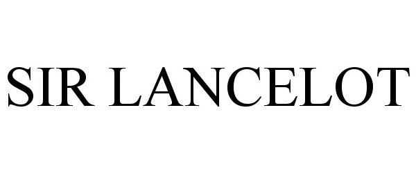 Trademark Logo SIR LANCELOT