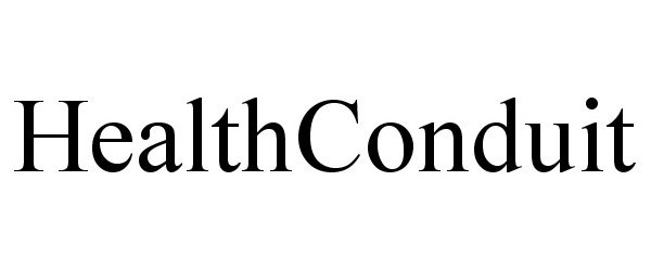  HEALTHCONDUIT