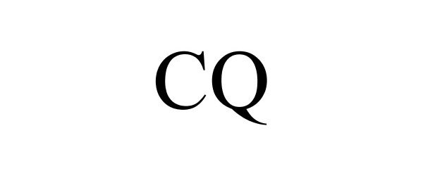 Trademark Logo CQ