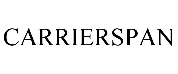 Trademark Logo CARRIERSPAN