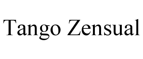  TANGO ZENSUAL
