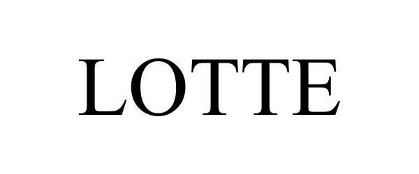 Trademark Logo LOTTE