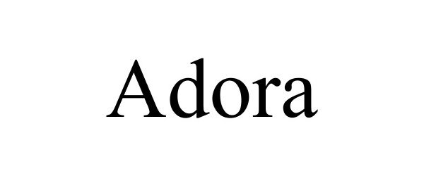 Trademark Logo ADORA