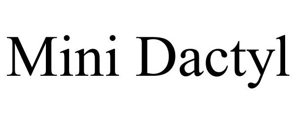 Trademark Logo MINI DACTYL