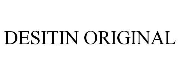 Trademark Logo DESITIN ORIGINAL