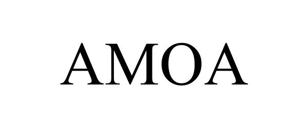 Trademark Logo AMOA