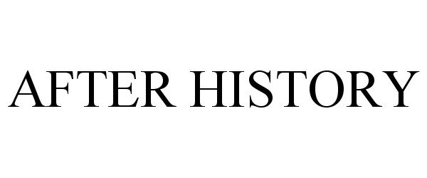 Trademark Logo AFTER HISTORY
