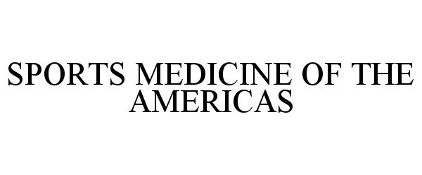  SPORTS MEDICINE OF THE AMERICAS