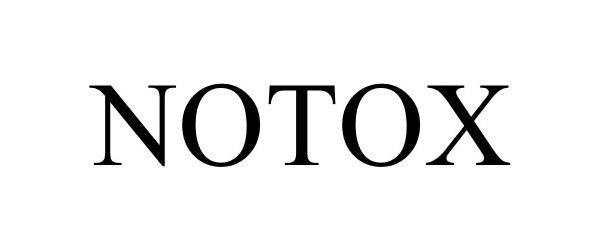 Trademark Logo NOTOX