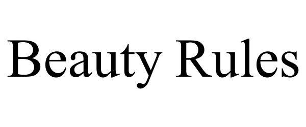  BEAUTY RULES