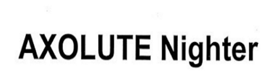 Trademark Logo AXOLUTE NIGHTER